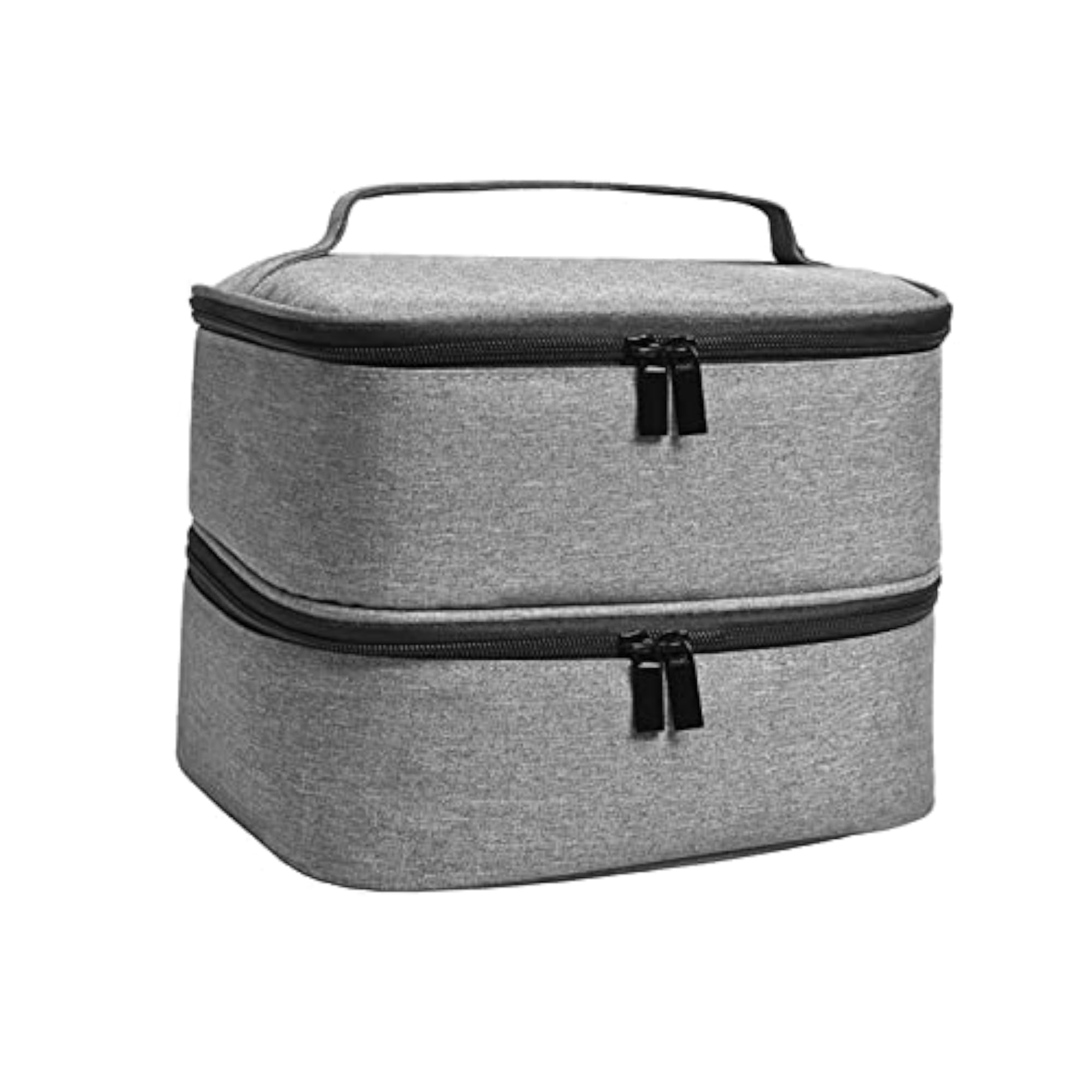 Double Layer Nail Polish Storage Bag, Portable Makeup Organizer